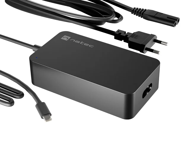Зарядно Natec Grayling GaN 65W USB-C за лаптопи, таблети и смартфони