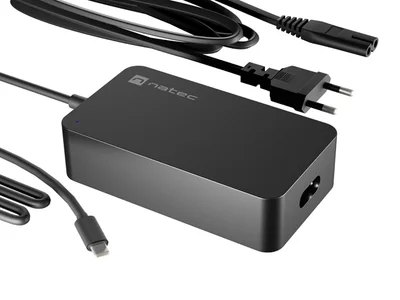 Зарядно Natec Grayling GaN 65W USB-C за лаптопи, таблети и смартфони