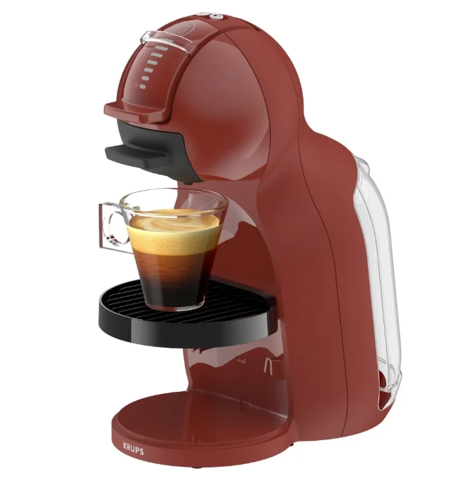 Кафемашина KRUPS – KP1435F0 Mini Me 2, капсулна, 15 bar, 1600W, 0.8L, червена
