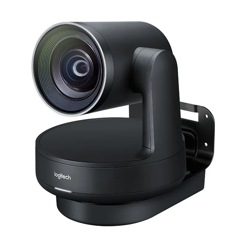 Logitech Rally Camera, Ultra HD 4K 30 fps, Motorized PTZ Camera, RightSight, RightLight, RightSound, 5x Optical Zoom, Autofocus, Black