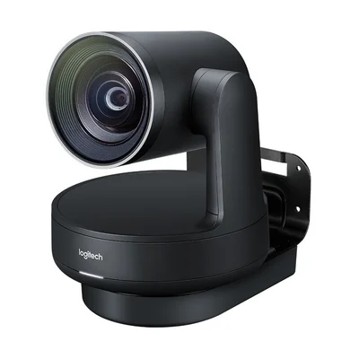 Logitech Rally Camera, Ultra HD 4K 30 fps, Motorized PTZ Camera, RightSight, RightLight, RightSound, 5x Optical Zoom, Autofocus, Black