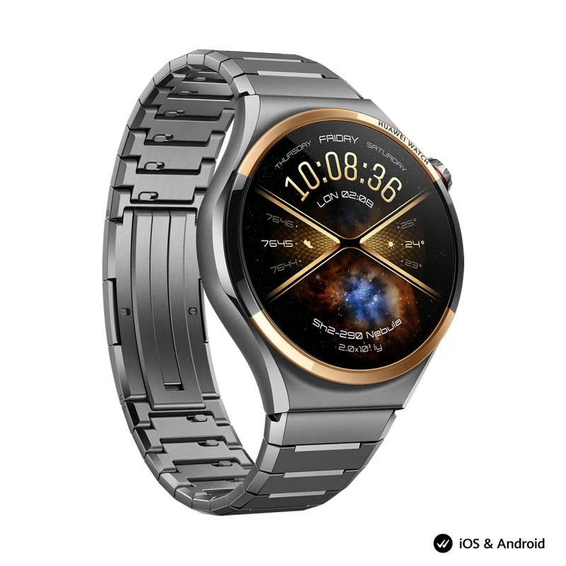 Смарт часовник HUAWEI – Watch 6 Pro Niz-L29D Space Edition, 46.4 mm, 1.5" LTPO OLED, 2GB RAM, 64GB, 4G LTE, титан