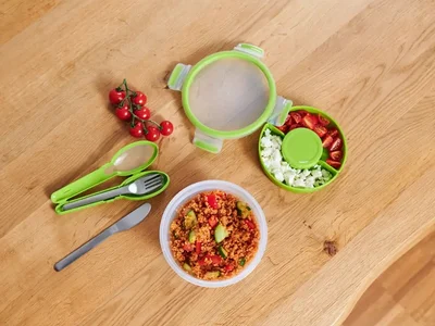 Tefal N1071810, MSEAL&GO CUTLERY SET GREEN TEF