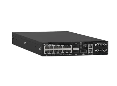 Dell EMC Switch S4112T, 12 x 10GBaseT, 3 x 100GbE QSFP28, IO to PSU, 2 x AC PSU, OS10, STOCK Smart Value, 1Yr PS NBD, 210-AOYW