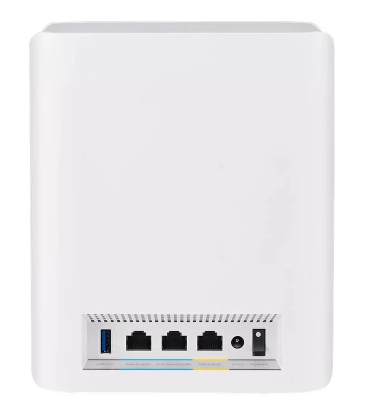 Asus Mesh WiFi system, ZenWiFi BT10 3PK, BE18000, Tri-Band, up to 810m2, Quad-Core 2.0GHz CPU, 256MB/2GB Flash/RAM, 10G dual-port, Smart Home Master SSIDs, AiProtection Pro, Adaptive QoS, VPN server/client, IPTV, OFDMA, Beamforming, AiMesh, White