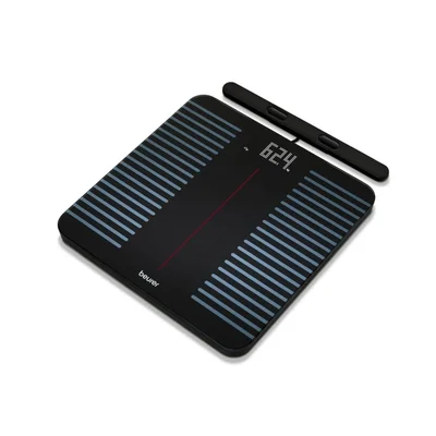 Електронен кантар Beurer BF 990, диагностичен, Wi-Fi/Bluetooth, 8 електрода, 180 kg, черен
