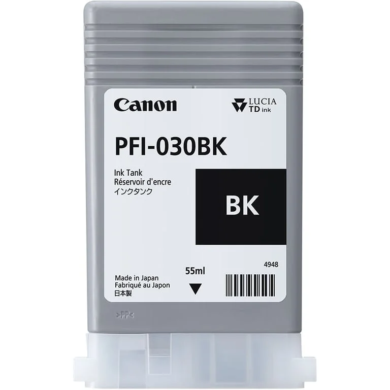 Мастило Canon PFI-030 Black за imagePROGRAF TM-240, 55 ml