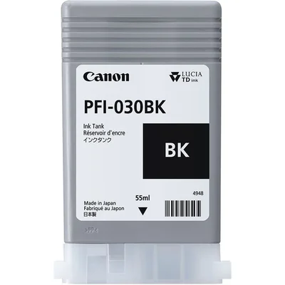 Мастило Canon PFI-030 Black за imagePROGRAF TM-240, 55 ml