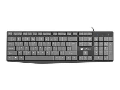 Клавиатура NATEC Nautilus SLIM, Black-Grey, US layout