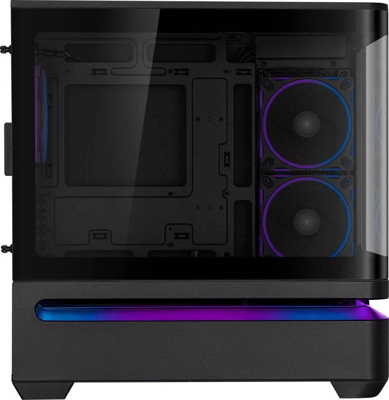 Кутия за компютър ASUS Prime AP202 TG Micro Tower Черен
