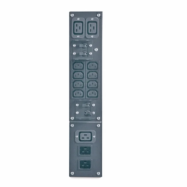 APC Single Phase Service Bypass Panel, 3000-5000VA, 230V, Black, 2U, Rack/Tower Convertible