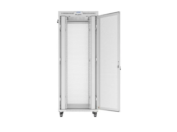 Lanberg Rack Cabinet 19" Free-Standing 42U/800X1000 (FlAT Pack) With Mesh Door LCD Grey