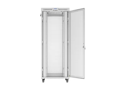Lanberg Rack Cabinet 19" Free-Standing 42U/800X1000 (FlAT Pack) With Mesh Door LCD Grey