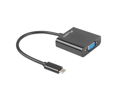 Адаптер USB-C 3.1 към VGA Lanberg 15 cm, черен