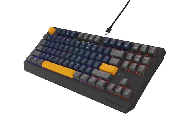 Геймърска клавиатура Genesis Thor 230 TKL RGB Mechanical Outemu Panda Black