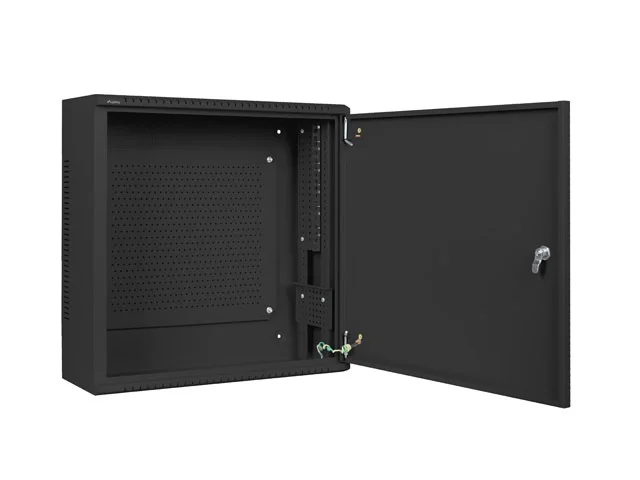 Lanberg rack cabinet 19" wall-mount 6U+3u/540x200 low-profile black (assembled)