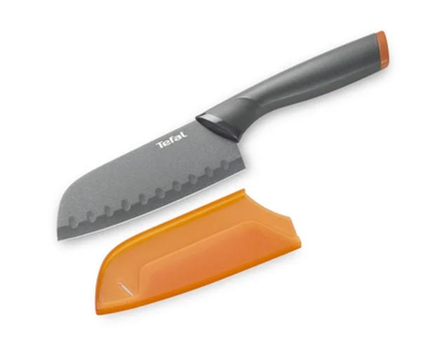 Сантоку нож Tefal Fresh Kitchen K1220104 12 см с предпазен калъф