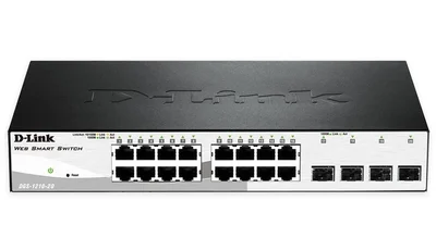 D-Link 16 10/100/1000 Base-T port with 4 x 1000Base-T /SFP ports