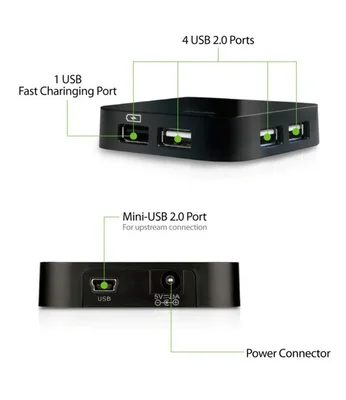 D-Link 4-Port USB 2.0 Hub
