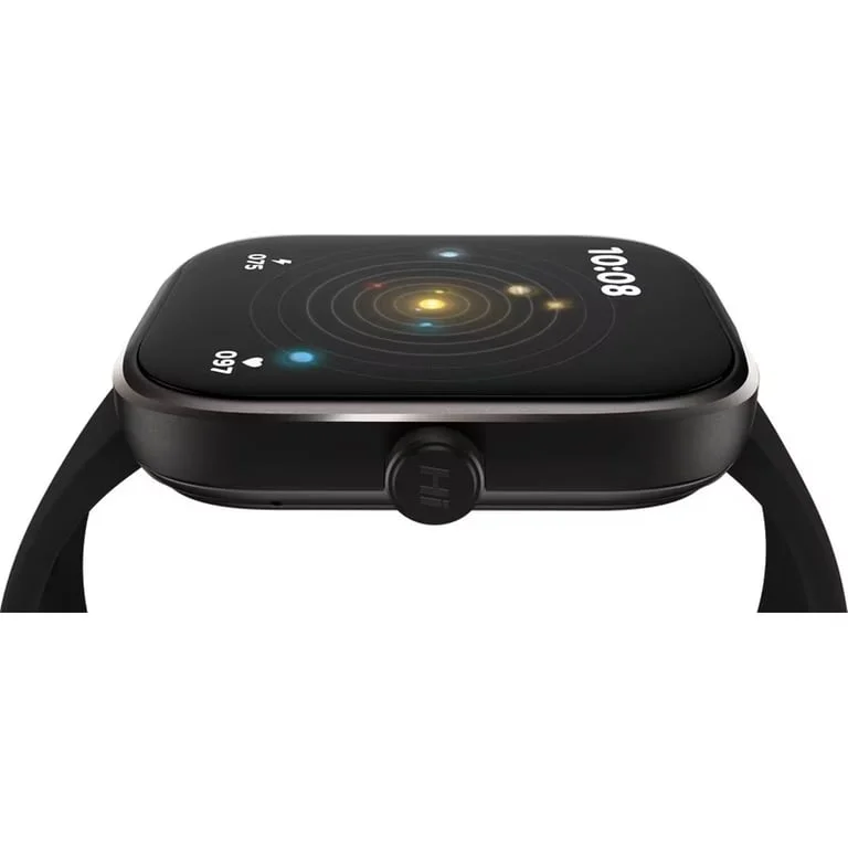 HiFuture Lume Pro Black Coffee, 1.85 " AMOLED, Always on Display, Powered by Dual Core, Aerospace-Grade Ultra Light Aluminum Frame, Bluetooth Call, 3D User Interface, 1ATM Waterproof, 24/7 True Heart Rate & Blood Oxygen Sensor, 100+ Sports Mode, Up to 7d