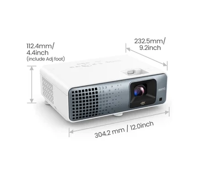 BenQ TK710STi DLP, 4K UHD (3840x2160), HDR, Ultra-fast 4ms, 10K:1, 3200 AL, 1.2x Zoom, Keystone 3D, Console Gaming, 2xHDMI, USB, RS232, Speaker 5W, eARC, Dolby Atmos, Audio out, 28dB (Eco), White