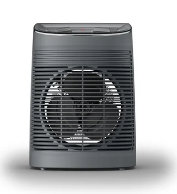 Вентилаторна печка Rowenta SO6511F2, 2200 W, 2 степени, с терморегулатор, с охлаждаща функция, с влагозащита, сив