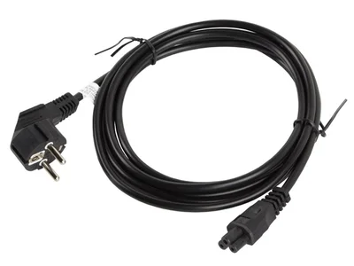 Захранващ кабел Lanberg CEE 7/7 към IEC 320 C5, 3m, черен