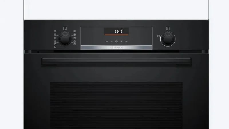 Bosch HBG536EB4, SER6, Oven A+, ecoClean back+Hydro, 8 HM, AutoPilot 10, 1 lvl rail, SoftClose&SoftOpen, Air Fry tray, Black