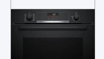 Bosch HBG536EB4, SER6, Oven A+, ecoClean back+Hydro, 8 HM, AutoPilot 10, 1 lvl rail, SoftClose&SoftOpen, Air Fry tray, Black