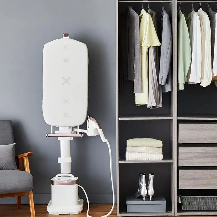 Tefal QT1811E0 IXEO Vision, All-in-One Ironing & Steaming Solution, Multi-Position Board, Powerful Steam, LED Vision