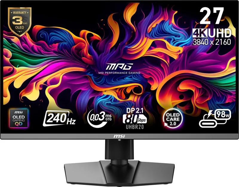 Монитор MSI MPG 272URX QD-OLED 26.5" 3840x2160 240Hz
