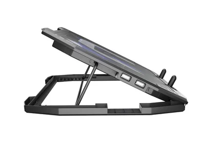 Охлаждаща стойка за лаптоп Natec Oriole 15.6"-17.3", 3 вентилатори, LED осветление, 2 USB