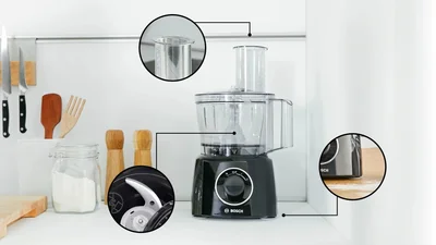 Кухненски робот Bosch MultiTalent 3 MCM3231B, 800W, 2.3l, черен