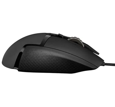 Logitech G502 Mouse, Lightsync RGB, HERO 25K DPI Sensor, 400 IPS, 5x3.6g Optional Weights, 11 Programmable Buttons, 114g, Black