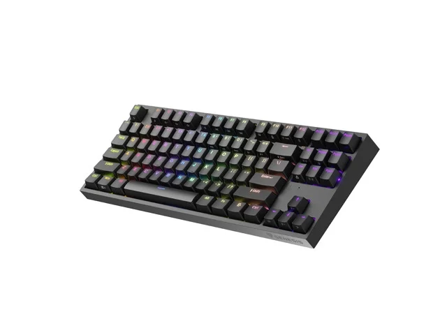 Геймърска клавиатура Genesis Thor 404 TKL Black RGB, US Layout, Yellow Switch