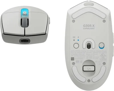 Logitech G305 X  Mouse, Superlight, WHITE-2.4GHZ-N/A-EER2-933-#933
