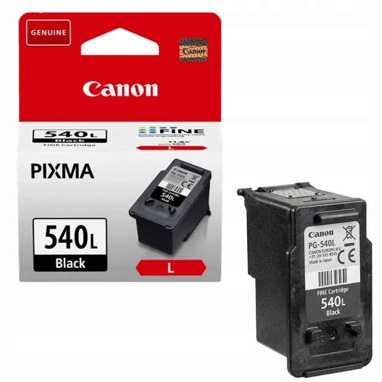 Мастило Canon PG-540L Black за PIXMA MG2150/MG3150/MG2250/MG3150/MG3250/MG3350/MG3650/MG4150/MG4250/MX375/MX395/MX435/MX455/MX475/MX515/MX525/MX535