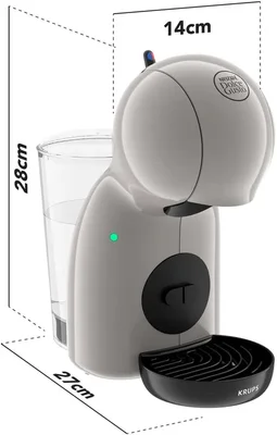 Кафемашина KRUPS KP1A3AF0 Piccolo XS за капсули, 15 bar, 1600W, 0.8L, сива