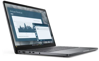 Лаптоп Dell Pro 14 PC14255, AMD Ryzen 5 PRO 230, 14" FHD+ IPS, 16GB RAM, 512GB SSD, AMD Radeon 760M, Windows 11 Pro, Magnetite