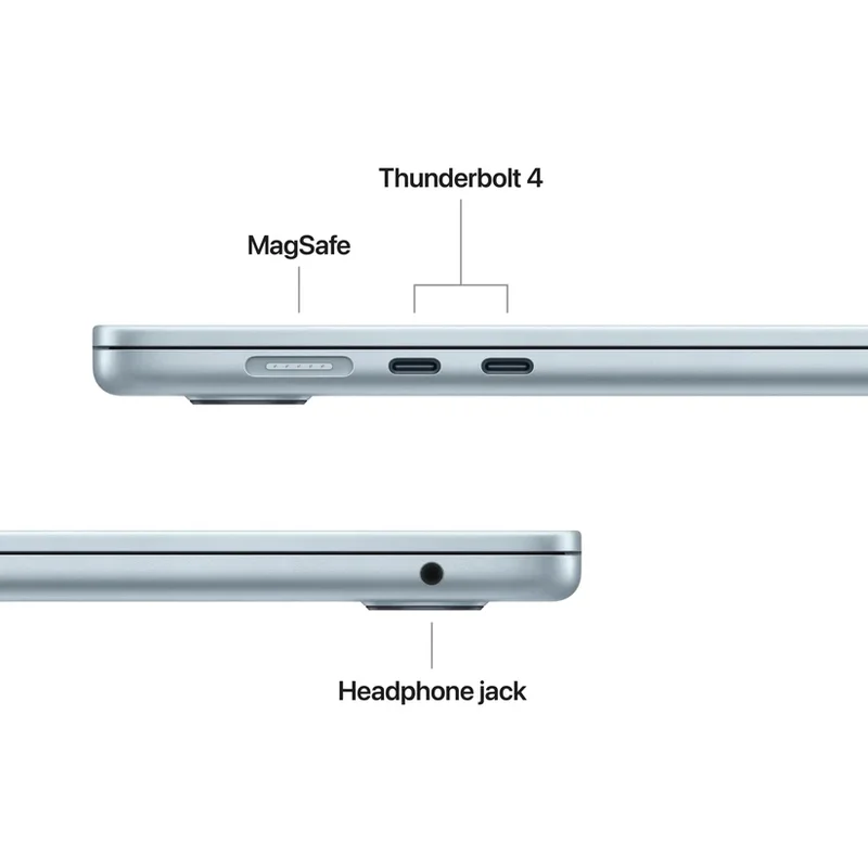 Apple MacBook Air 15.3: Apple M5 chip with 10-core CPU and 10-core GPU, 16GB, 1TB SSD - Sky Blue