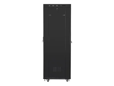 Lanberg rack cabinet 19" free-standing 42U/800x800 (flat pack) with glass door lcd black v2
