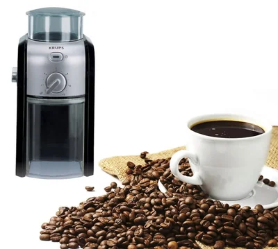 Krups GVX242, Coffee Grinder Pro Edition black/chrome