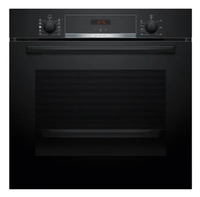 Bosch HQA534EB3 SER4, Oven A+ addSteam water bowl ecoClean back+Hydro, 8 HM, 1 lvl rails, black