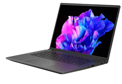 Acer Swift X 14, SFX14-71G-75L8, Intel Core i7-13700H(3.70GHz up to 5.00GHz, 24MB),14.5" 2.8K OLED (2880x1800) 120Hz, 16GB DDR5, 1024 GB NVMe SSD,RTX 4050 6GB GDDR6,  FHD Cam,WiFi 6E, BT 5.1, Micro SD card,Backlit Kbd, Win 11 Home , Steel Gray