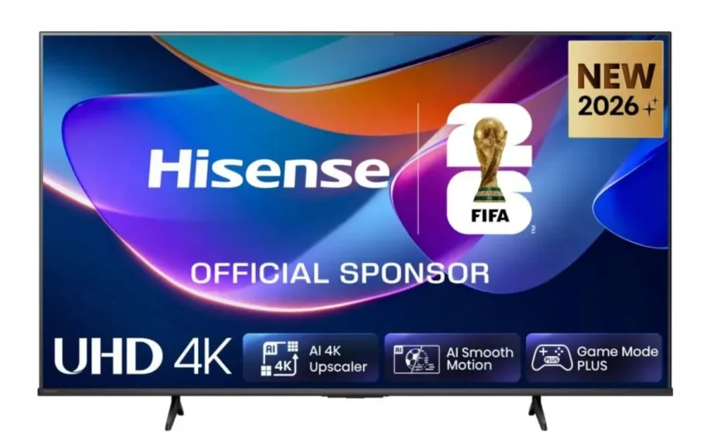 Hisense 50" A6S, 4K Ultra HD 3840x2160, DLED, DFA, Precision Colour, HDR 10+, HLG, Dolby Vision,Light sensor, Smart TV, WiFi, BT, AnyView Cast, Gaming Mode, 1xHDMI2 eArc, 3xHDMI, 2xUSB, LAN, CI+, DVB-T2/C/S2, Black