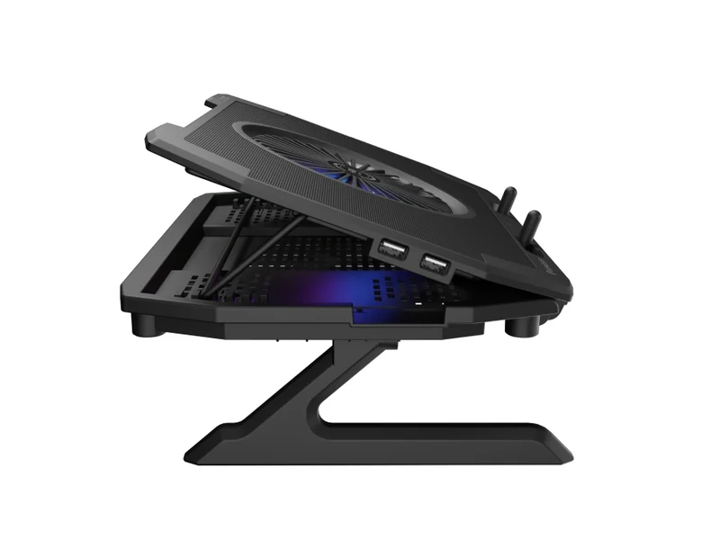 Охлаждаща подложка за лаптоп Genesis Oxid 850, 15.6"-17.3", 5 вентилатора, LED подсветка