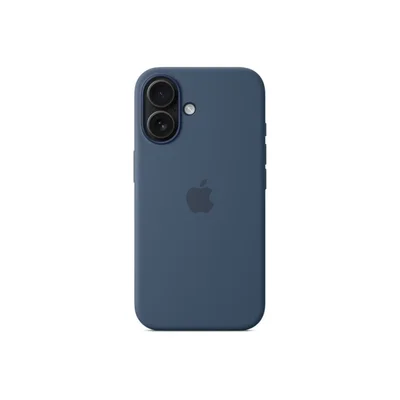 Калъф Apple Silicone с MagSafe за iPhone 16 Plus, Denim