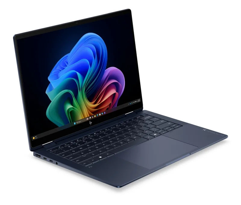HP EliteBook X Flip G2i AI 14" Atmospheric Blue, Ultra 7 356H(up to 4.7Ghz/18MB/16C), 14" WUXGA AG 800nits Sure View Touchscreen, 32GB LPDDR5X On-board, 1TB PCIe SSD, Intel R15 5G GPS, WiFi7 + BT6, FPR, NFC, Backlit Kbd, 6C Batt, Win 11 Pro, 3Y Offsite