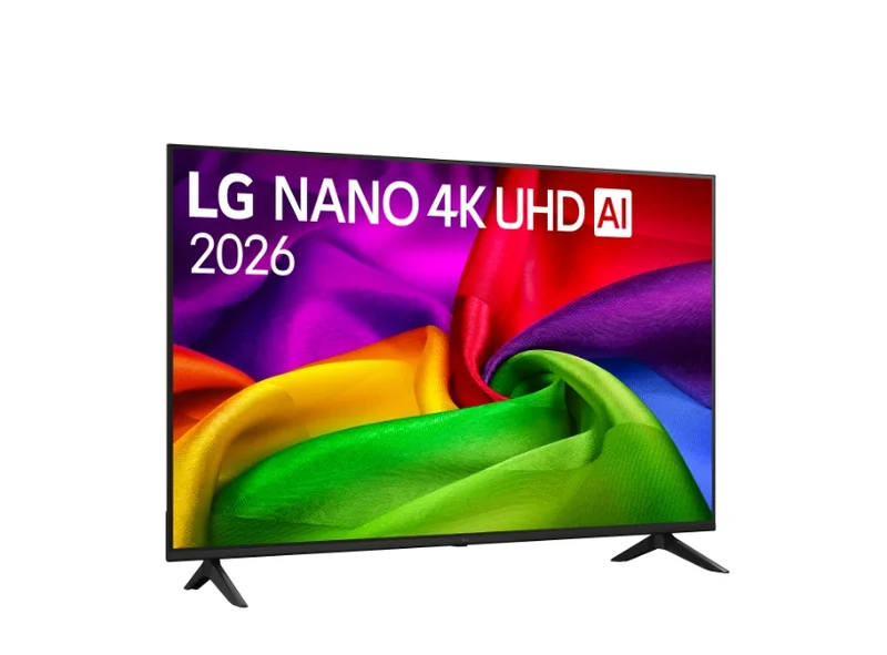 Телевизор LG 55NU800B3LA 55" 4K UHD LED a7 Gen 9 AI Processor HDR10 webOS 26 ThinQ AI черен