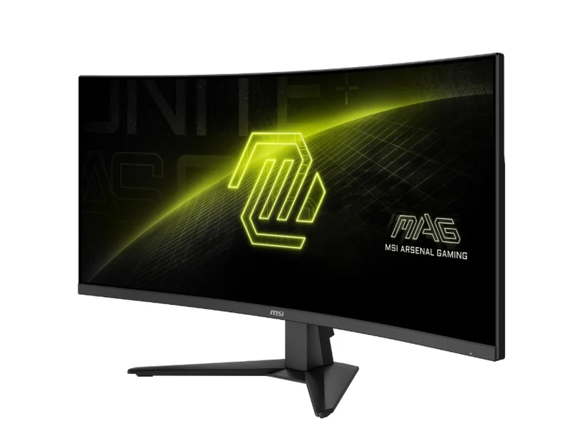 MSI MAG 346CQ, 34", 1ms, 180Hz, Rapid VA, 3440 x 1440 (UWQHD), 21:9, CURVE 1500R, AMD FreeSync Premium, 75% DCI-P3, AG, HDR Ready, 300 nits, 4000:1, DCR 100M:1, DP(1.4a), 2xHDMI 2.0b, Tilt, VESA, Black, 6.3kg